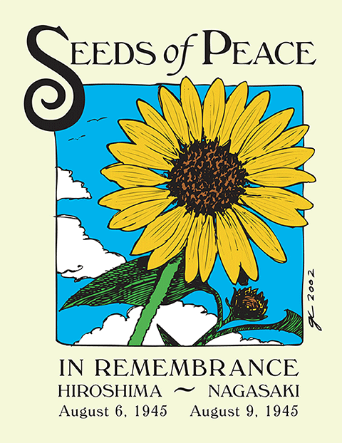 Seeds of Peace Nagasaki Observance August 9 Jimmy Carter Presidential Library and Museum Peace Bell and Rose Garden